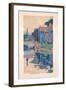The Blue House-Arthur Wesley Dow-Framed Giclee Print