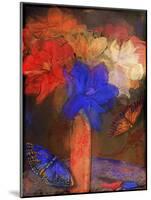 The Blue Magnolia-Mindy Sommers-Mounted Giclee Print