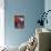 The Blue Magnolia-Mindy Sommers-Mounted Giclee Print displayed on a wall