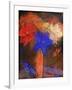 The Blue Magnolia-Mindy Sommers-Framed Giclee Print