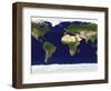 The Blue Marble: Land Surface, Ocean Color and Sea Ice-Stocktrek Images-Framed Photographic Print