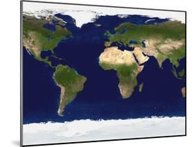 The Blue Marble: Land Surface, Ocean Color and Sea Ice-Stocktrek Images-Mounted Photographic Print