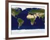 The Blue Marble: Land Surface, Ocean Color and Sea Ice-Stocktrek Images-Framed Photographic Print