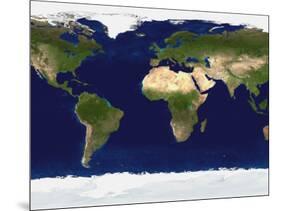 The Blue Marble: Land Surface, Ocean Color and Sea Ice-Stocktrek Images-Mounted Photographic Print