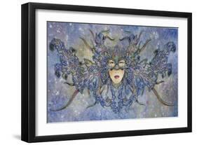 The Blue Mask-Linda Ravenscroft-Framed Premium Giclee Print