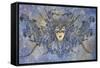 The Blue Mask-Linda Ravenscroft-Framed Stretched Canvas