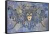 The Blue Mask-Linda Ravenscroft-Framed Stretched Canvas