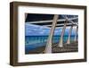 The blue Mediterranean Sea contrasting with the shadows cast by the Balcon Mirador del Faro de T...-Panoramic Images-Framed Photographic Print