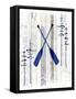 The Blue Moose - Oars-LightBoxJournal-Framed Stretched Canvas