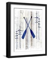 The Blue Moose - Oars-LightBoxJournal-Framed Giclee Print