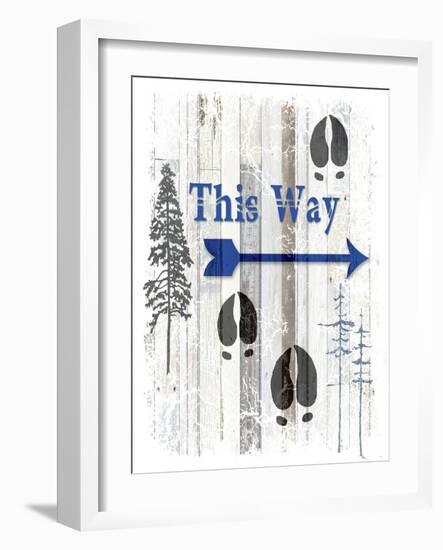 The Blue Moose - This Way I-LightBoxJournal-Framed Giclee Print