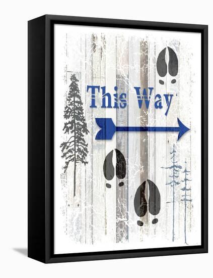 The Blue Moose - This Way I-LightBoxJournal-Framed Stretched Canvas