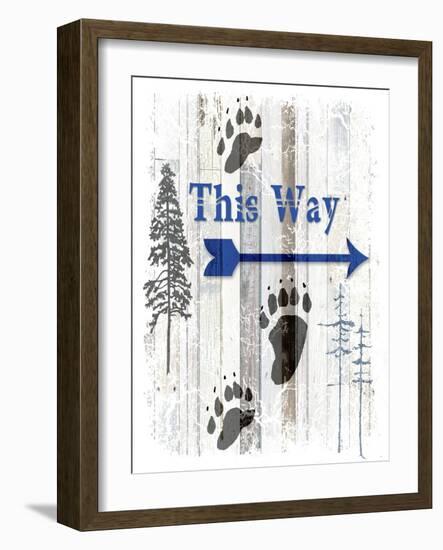 The Blue Moose - This Way II-LightBoxJournal-Framed Giclee Print