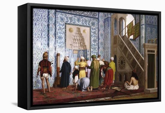 The Blue Mosque, 1878-Jean-Léon Gérome-Framed Stretched Canvas