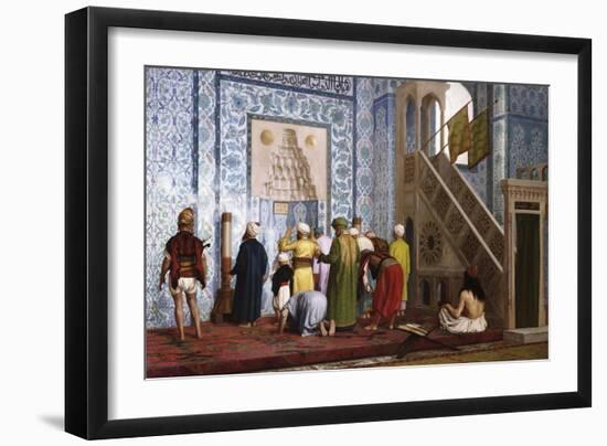 The Blue Mosque, 1878-Jean-Léon Gérome-Framed Giclee Print
