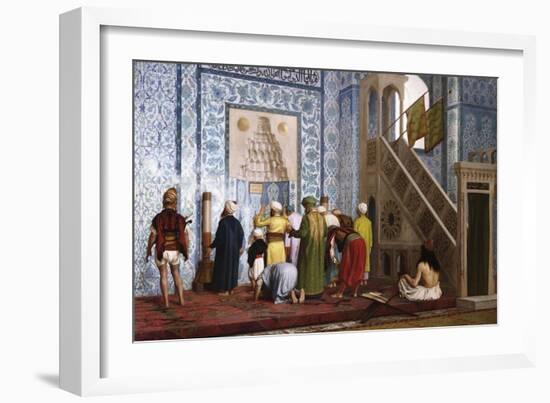 The Blue Mosque, 1878-Jean-Léon Gérome-Framed Giclee Print