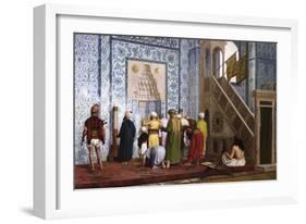 The Blue Mosque, 1878-Jean-Léon Gérome-Framed Giclee Print