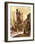 The Blue Mosque, Cairo, Egypt, 1928-Louis Cabanes-Framed Giclee Print