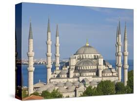 The Blue Mosque (Sultan Ahmet Camii), Sultanahmet, Central Istanbul, Turkey-Neale Clarke-Stretched Canvas