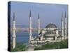 The Blue Mosque (Sultan Ahmet Mosque), Istanbul, Marmara Province, Turkey-Bruno Morandi-Stretched Canvas