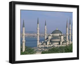 The Blue Mosque (Sultan Ahmet Mosque), Istanbul, Marmara Province, Turkey-Bruno Morandi-Framed Photographic Print