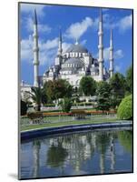 The Blue Mosque (Sultan Ahmet Mosque), Unesco World Heritage Site, Istanbul, Europe, Eurasia-Nico Tondini-Mounted Photographic Print