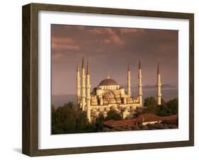 The Blue Mosque, Unesco World Heritage Site, Istanbul, Turkey-Simon Harris-Framed Photographic Print