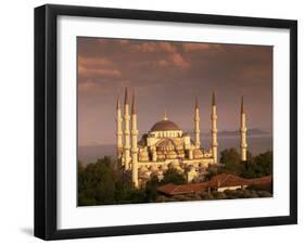 The Blue Mosque, Unesco World Heritage Site, Istanbul, Turkey-Simon Harris-Framed Photographic Print