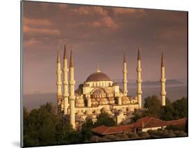 The Blue Mosque, Unesco World Heritage Site, Istanbul, Turkey-Simon Harris-Mounted Photographic Print