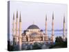 The Blue Mosque, Unesco World Heritage Site, Istanbul, Turkey-Simon Harris-Stretched Canvas