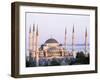 The Blue Mosque, Unesco World Heritage Site, Istanbul, Turkey-Simon Harris-Framed Photographic Print