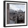 The Blue Mosque Viewed Over the Domes of the Hagia Sophia-Alex Saberi-Framed Premium Photographic Print