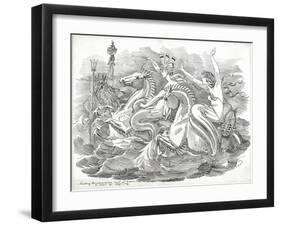 The Blue Riband of the Ocean, 1899-Edward Linley Sambourne-Framed Giclee Print