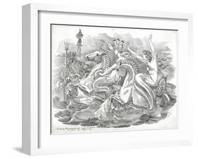 The Blue Riband of the Ocean, 1899-Edward Linley Sambourne-Framed Giclee Print