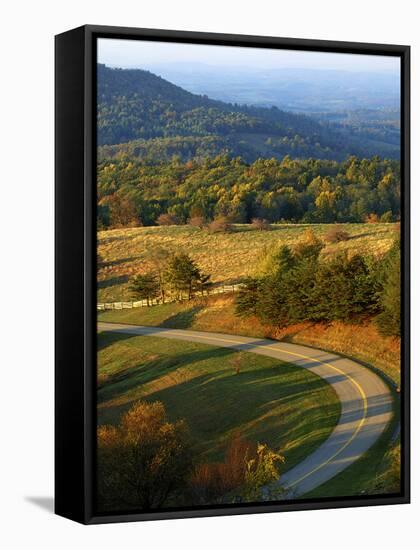 The Blue Ridge Parkway, Patrick County, Virginia, USA-Charles Gurche-Framed Stretched Canvas