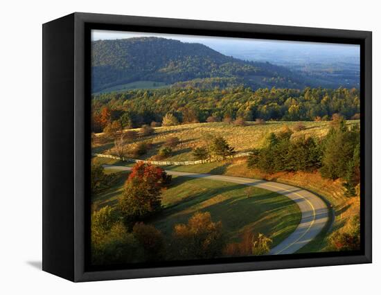 The Blue Ridge Parkway, Patrick County, Virginia, USA-Charles Gurche-Framed Stretched Canvas