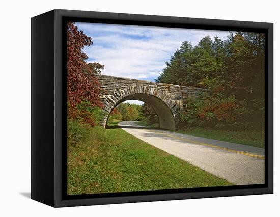 The Blue Ridge Parkway, Virginia, USA-Charles Gurche-Framed Stretched Canvas