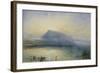 The Blue Rigi, Sunrise-J. M. W. Turner-Framed Giclee Print