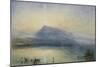 The Blue Rigi, Sunrise-J. M. W. Turner-Mounted Premium Giclee Print