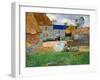 The Blue Roof or Pouldu Farm, 1890-Paul Gauguin-Framed Giclee Print