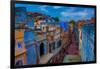 The Blue Rooftops in Jodhpur, the Blue City, Rajasthan, India, Asia-Laura Grier-Framed Premium Photographic Print