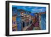 The Blue Rooftops in Jodhpur, the Blue City, Rajasthan, India, Asia-Laura Grier-Framed Photographic Print