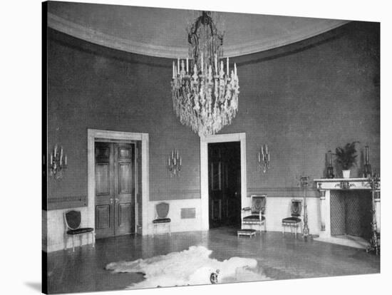 The Blue Room at the White House, Washington DC, USA, 1908-null-Stretched Canvas