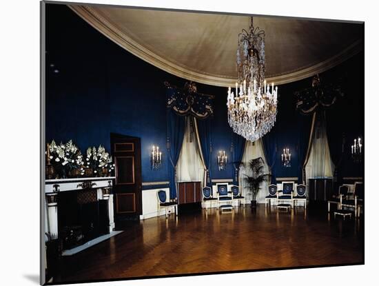 The Blue Room in the White House-null-Mounted Photographic Print