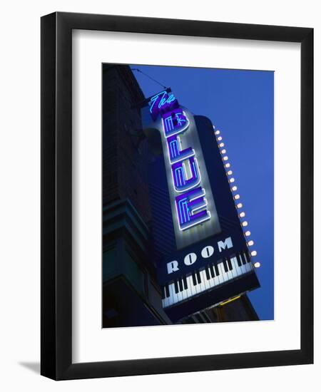 The Blue Room Jazz Club, 18th and Vine Historic Jazz District, Kansas City, Missouri, USA-null-Framed Premium Photographic Print