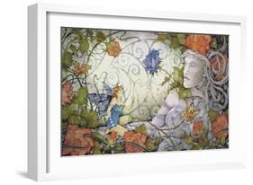 The Blue Rose-Linda Ravenscroft-Framed Giclee Print