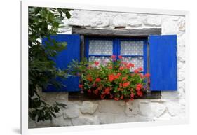 The Blue Shutters-Philippe Sainte-Laudy-Framed Photographic Print