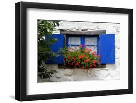 The Blue Shutters-Philippe Sainte-Laudy-Framed Photographic Print