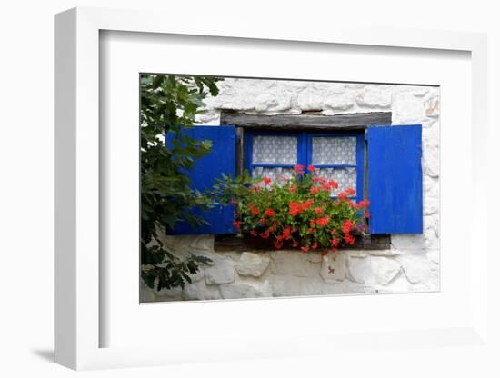 The Blue Shutters-Philippe Sainte-Laudy-Framed Photographic Print