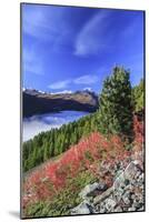 The Blue Sky Above the Engadine Valley Still Shrouded in a Thick Fog-Roberto Moiola-Mounted Photographic Print